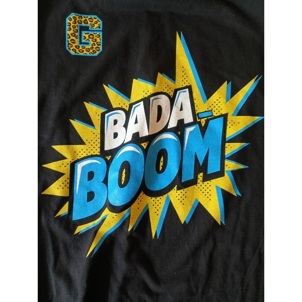 WWE Authentic Enzo Amore "Bada Boom" T-Shirt Black Large Wrestling Graphic Tee